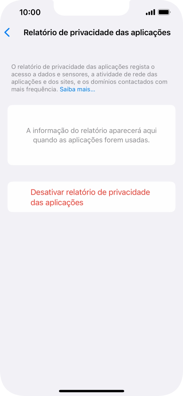 Para voltar ao ecrã inicial, deslize o dedo de baixo para cima a partir da base do ecrã.