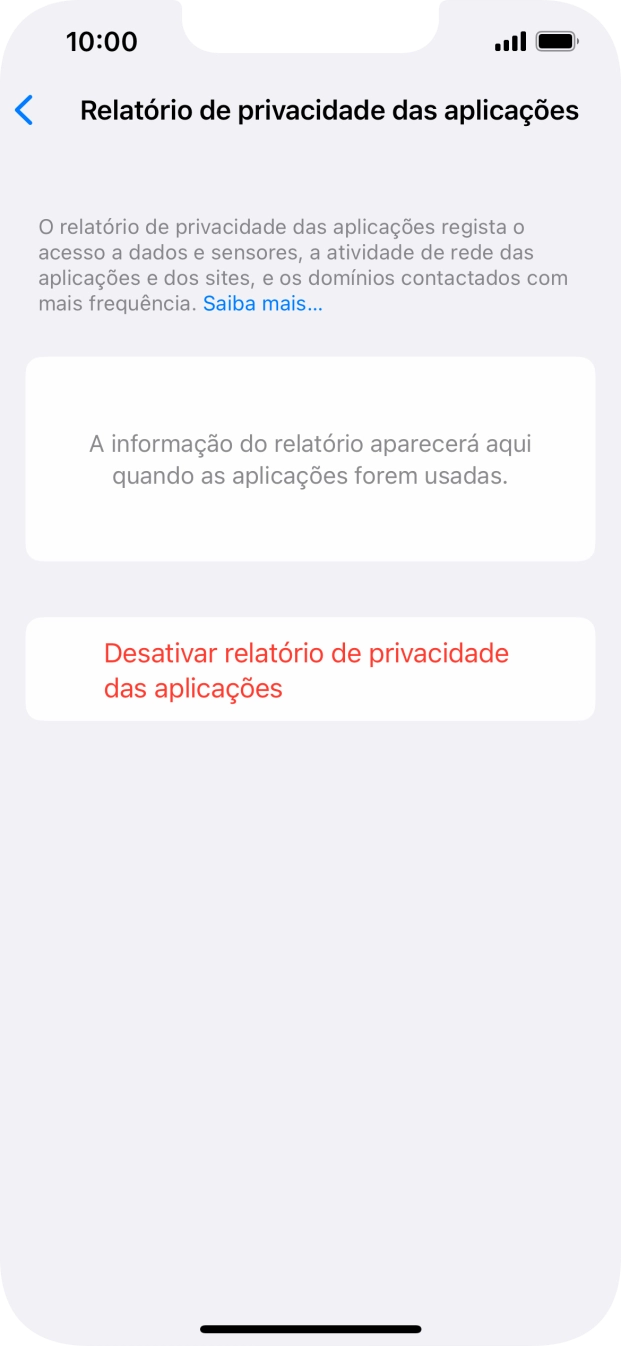 Para voltar ao ecrã inicial, deslize o dedo de baixo para cima a partir da base do ecrã.