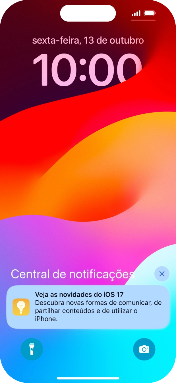 Prima a notificação pretendida e siga as indicações no ecrã para utilizar a função escolhida.