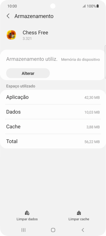 Prima Limpar cache.