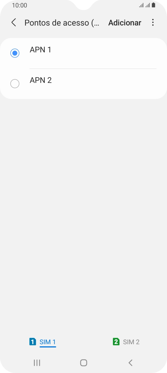 Prima o campo junto à ligação de dados para a ativar.