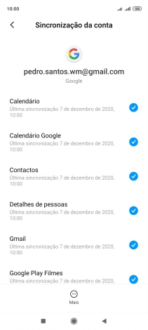 Prima a tecla de início para terminar e voltar ao ecrã inicial.
