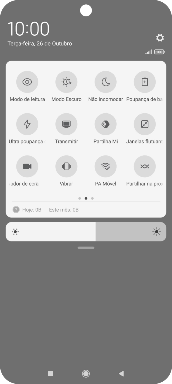 Prima Poupança de bateria para ativar a função.