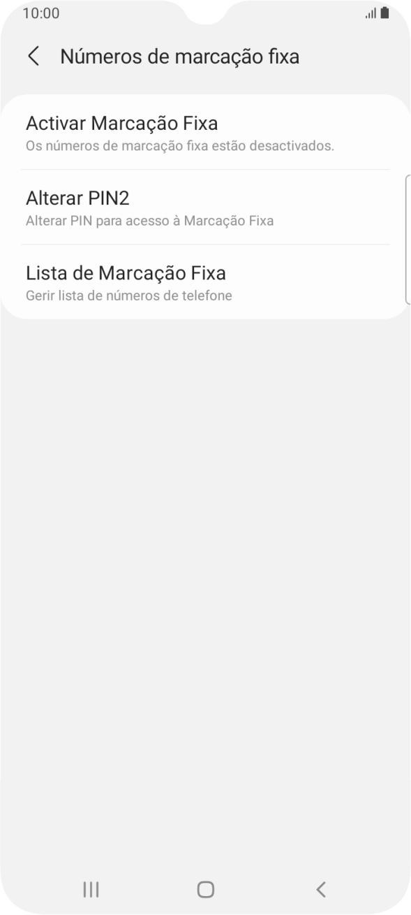 Prima Activar Marcação Fixa.