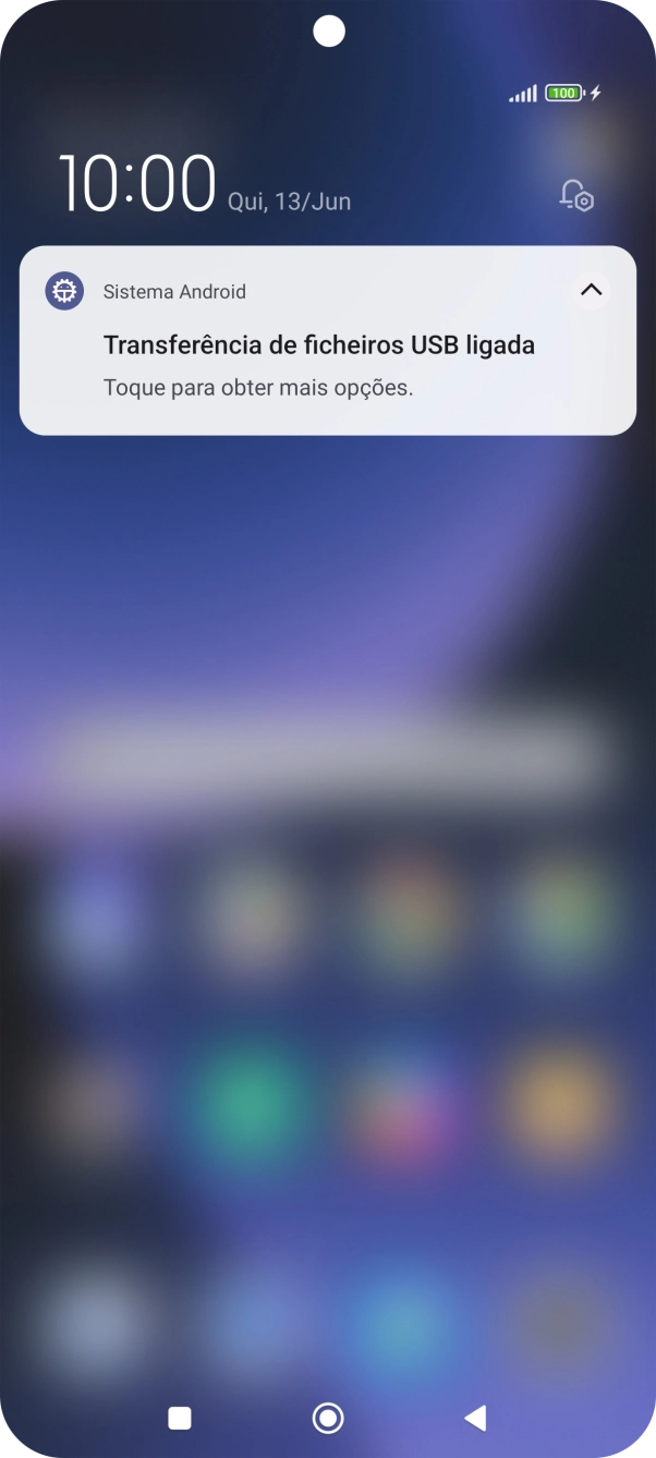 Prima Toque para obter mais opções..