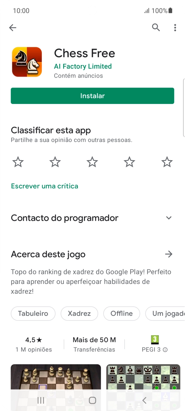 Prima a tecla de início para terminar e voltar ao ecrã inicial.