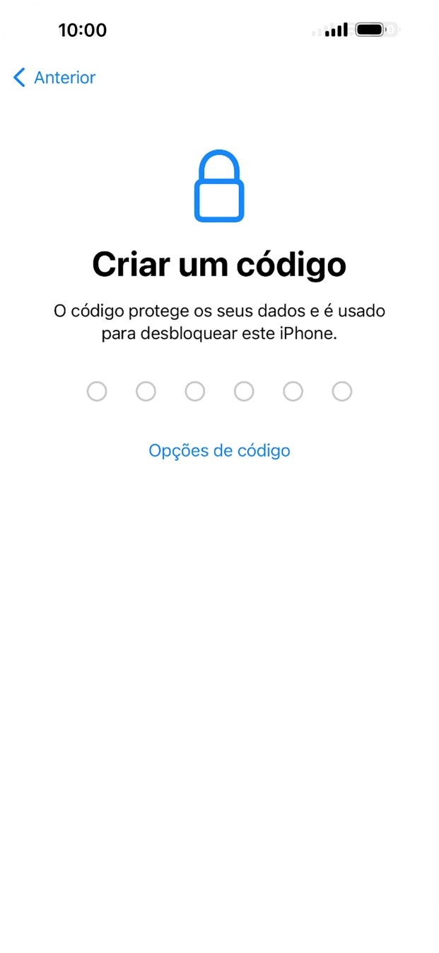 Prima Opções de código.