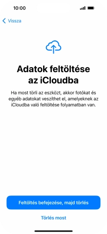 Válaszd a Törlés most lehetőséget.
