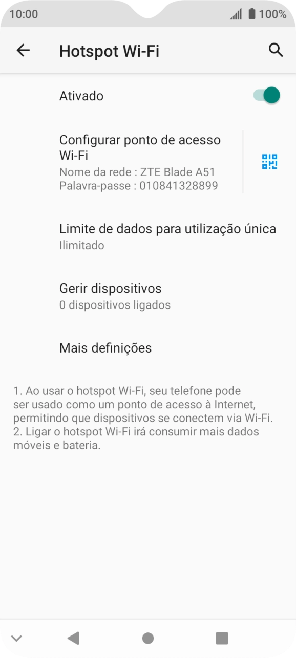 Prima a tecla de início para terminar e voltar ao ecrã inicial.