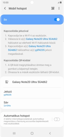 A befejezéshez, és ahhoz, hogy visszatérhess a főképernyőhöz, nyomd meg a főgombot.