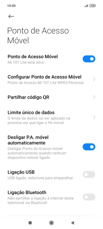 Prima a tecla de início para terminar e voltar ao ecrã inicial.