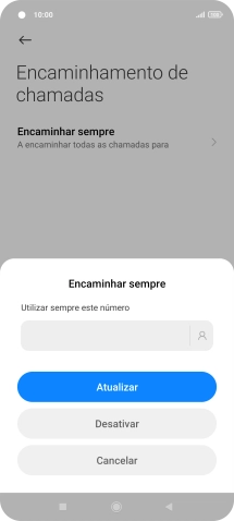 Prima Desativar.