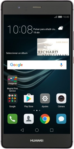 Imagen 1: Vista frontal del Huawei P9 Plus - LightGray