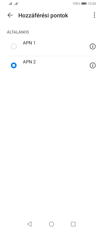 A befejezéshez, és ahhoz, hogy visszatérhess a főképernyőhöz, nyomd meg a főgombot.