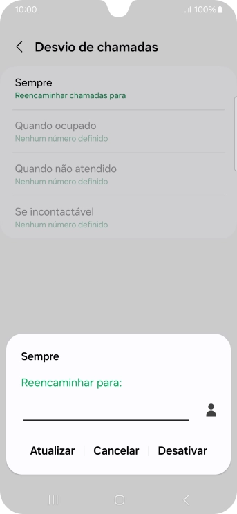 Prima Desativar.