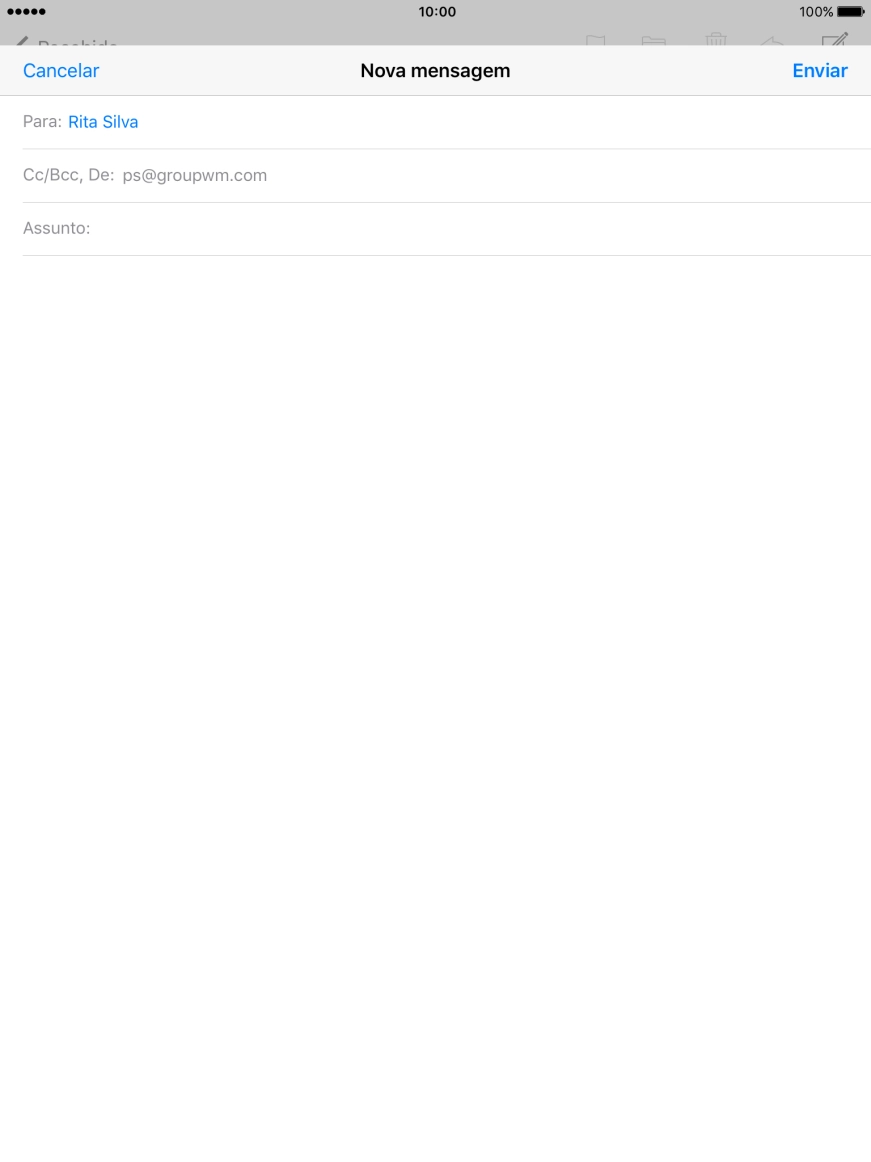 Prima Assunto: e introduza o assunto pretendido.
