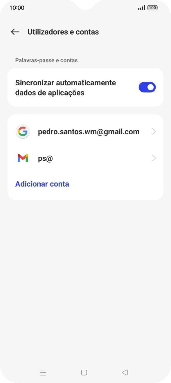 Prima a tecla de início para terminar e voltar ao ecrã inicial.