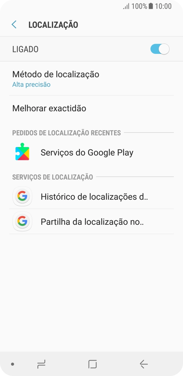 Prima Método de localização.