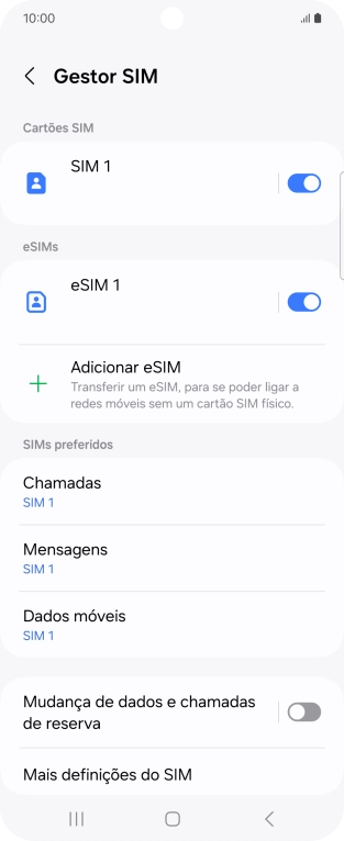 Prima a tecla de início para terminar e voltar ao ecrã inicial.