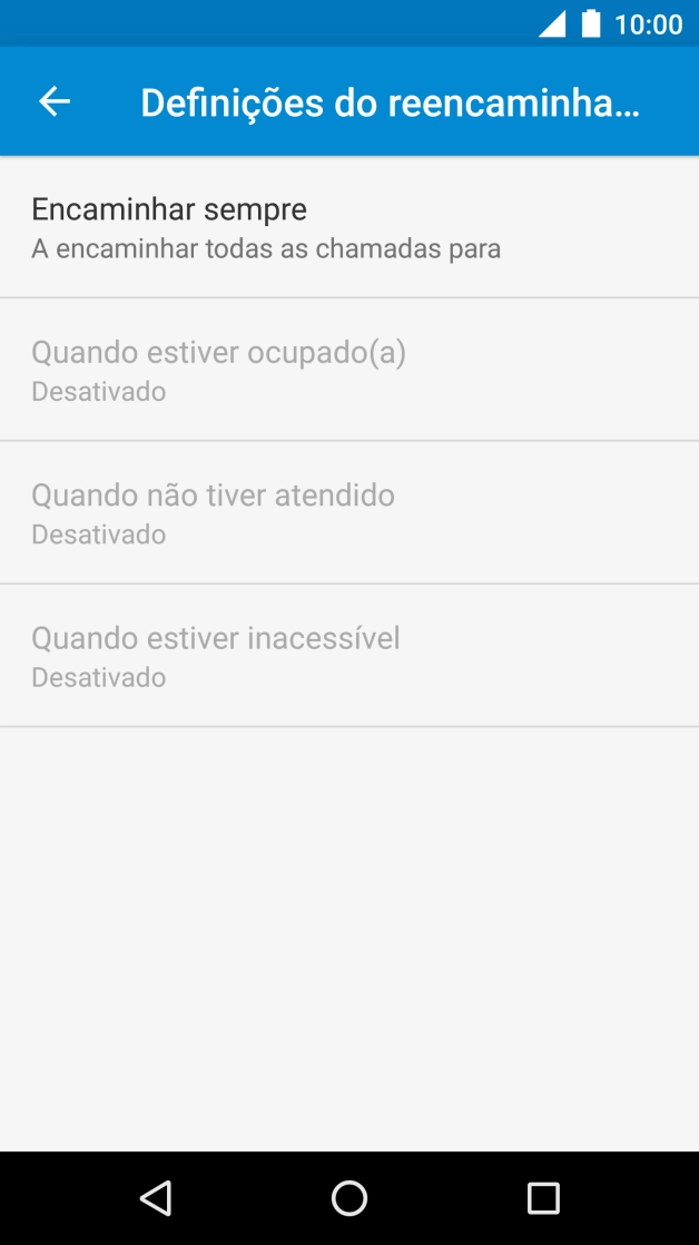 Prima a tecla de início para terminar e voltar ao ecrã inicial.