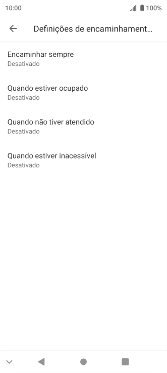 Prima a tecla de início para terminar e voltar ao ecrã inicial.