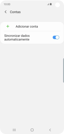 Prima Adicionar conta.