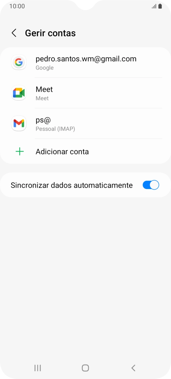 Prima a tecla de início para terminar e voltar ao ecrã inicial.