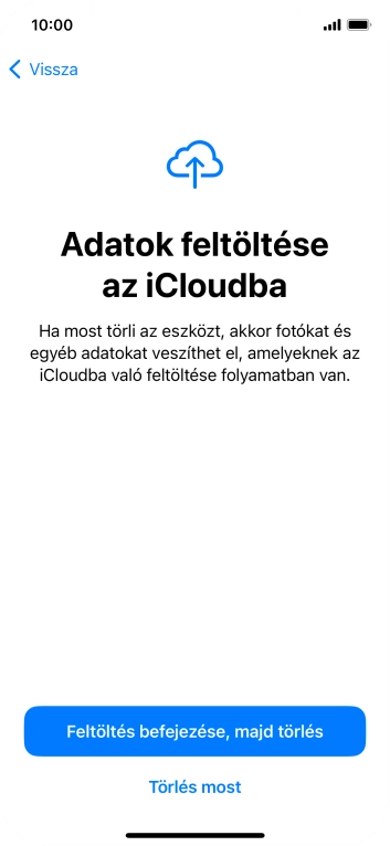 Válaszd ki a kívánt beállítást.