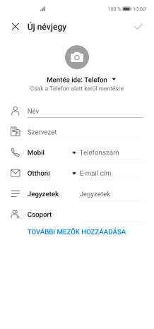 Nyisd le a névjegyzéknél legördülő menüt.