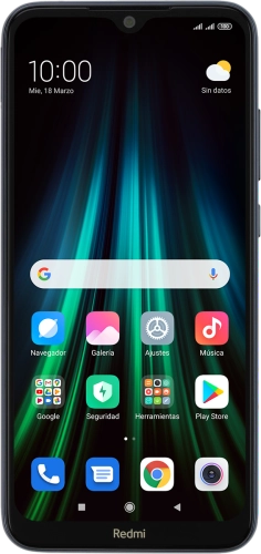 Imagen 1: Vista frontal del Xiaomi Redmi Note 8T - Black
