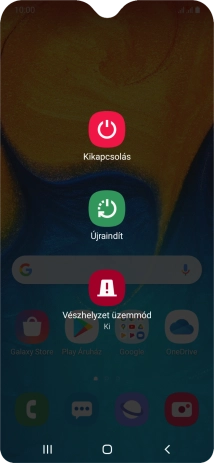 Válaszd a Kikapcsolás lehetőséget.