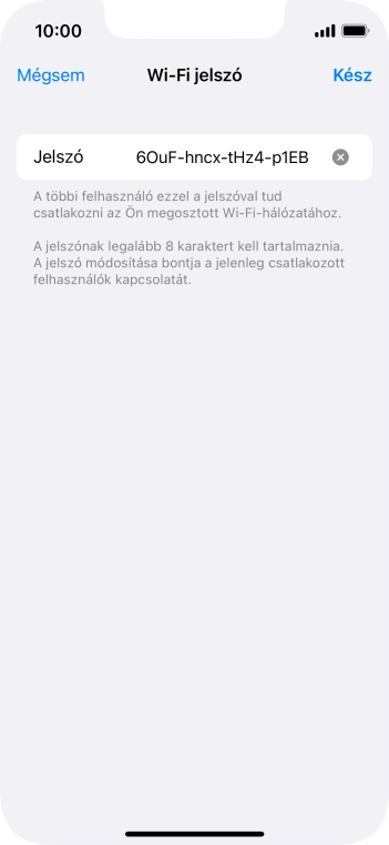 Válaszd a Kész lehetőséget.