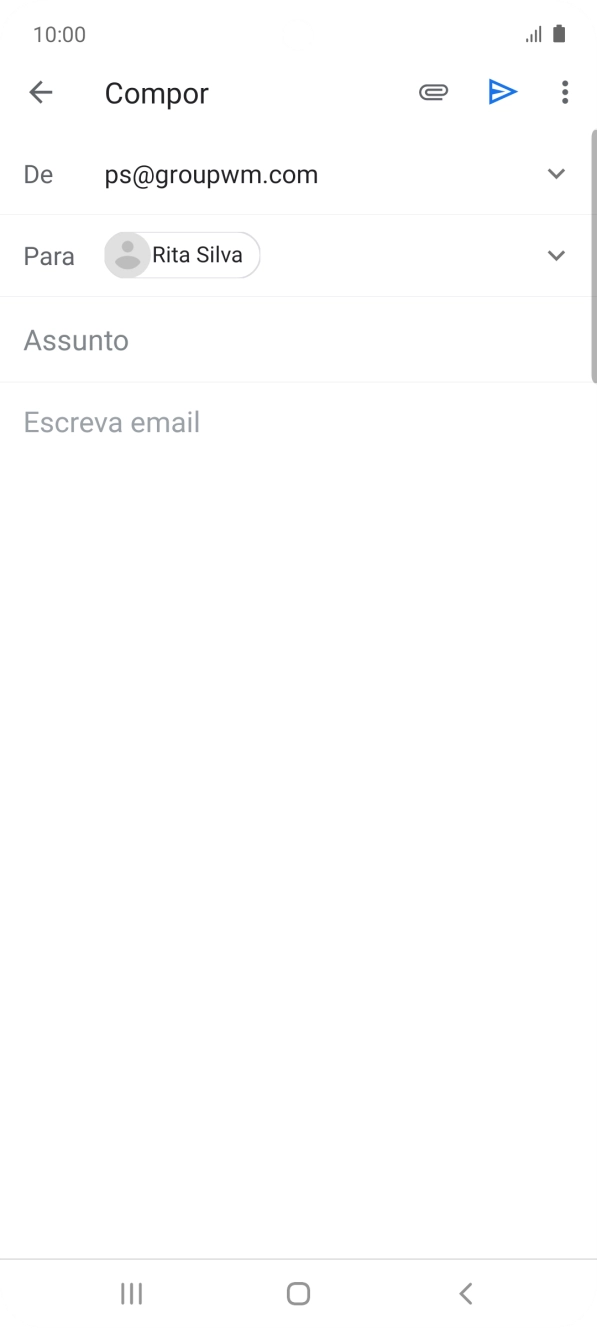 Prima Assunto e introduza o assunto pretendido.