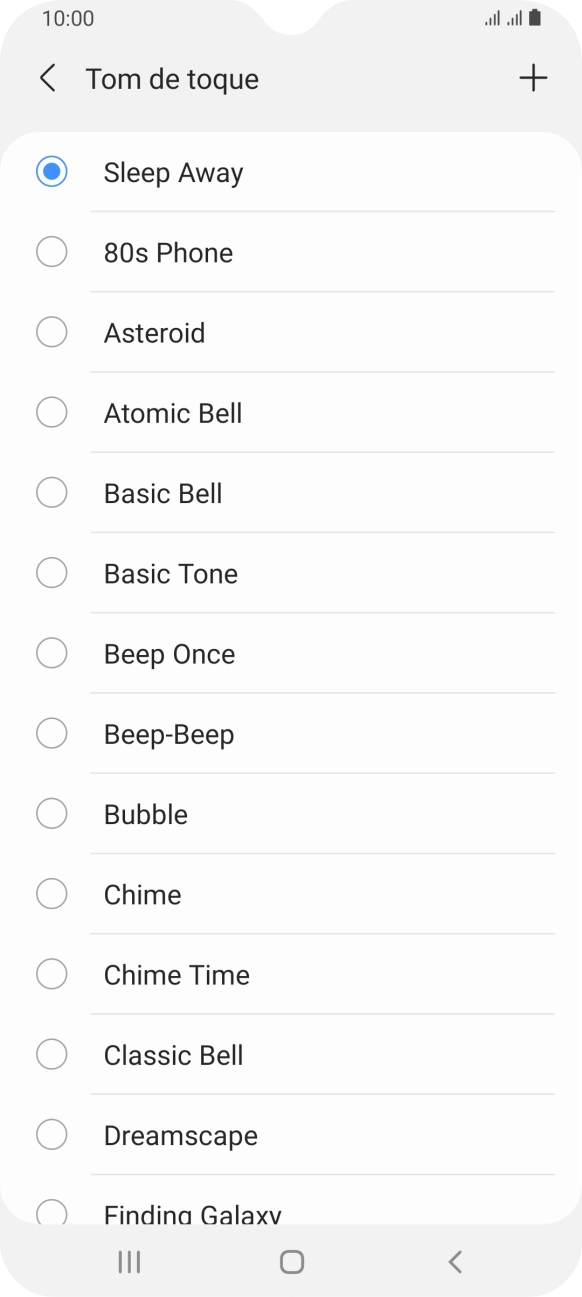 Prima a tecla de início para terminar e voltar ao ecrã inicial.