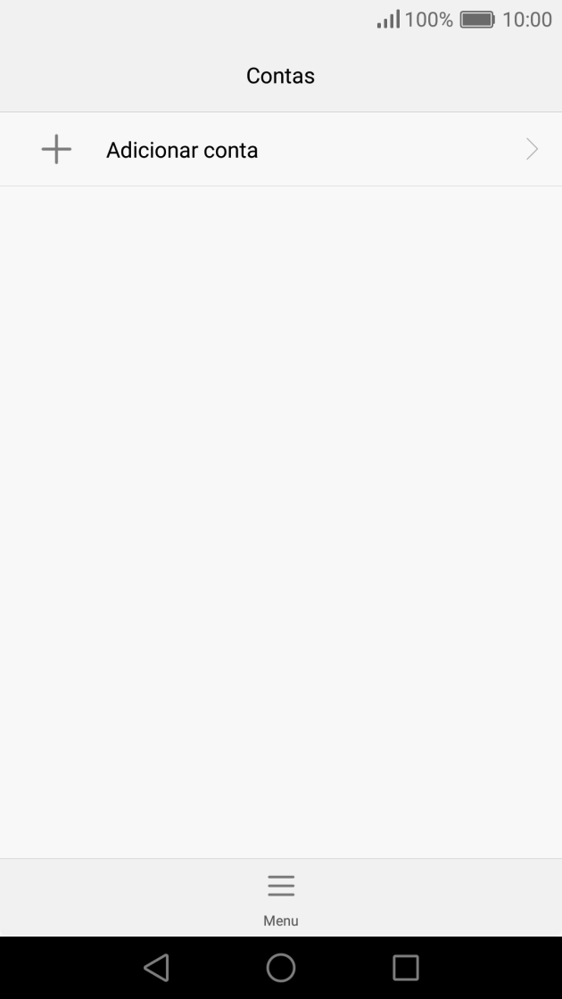 Prima Adicionar conta.