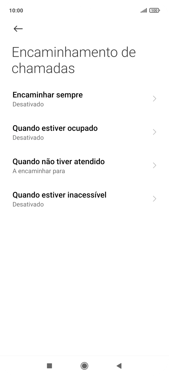 Prima a tecla de início para terminar e voltar ao ecrã inicial.