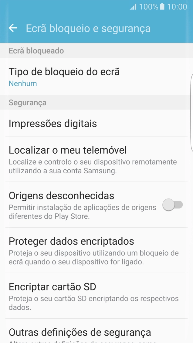 Prima a tecla de início para terminar e voltar ao ecrã inicial.