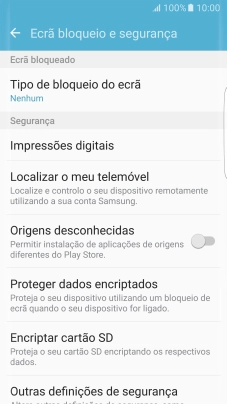 Prima a tecla de início para terminar e voltar ao ecrã inicial.