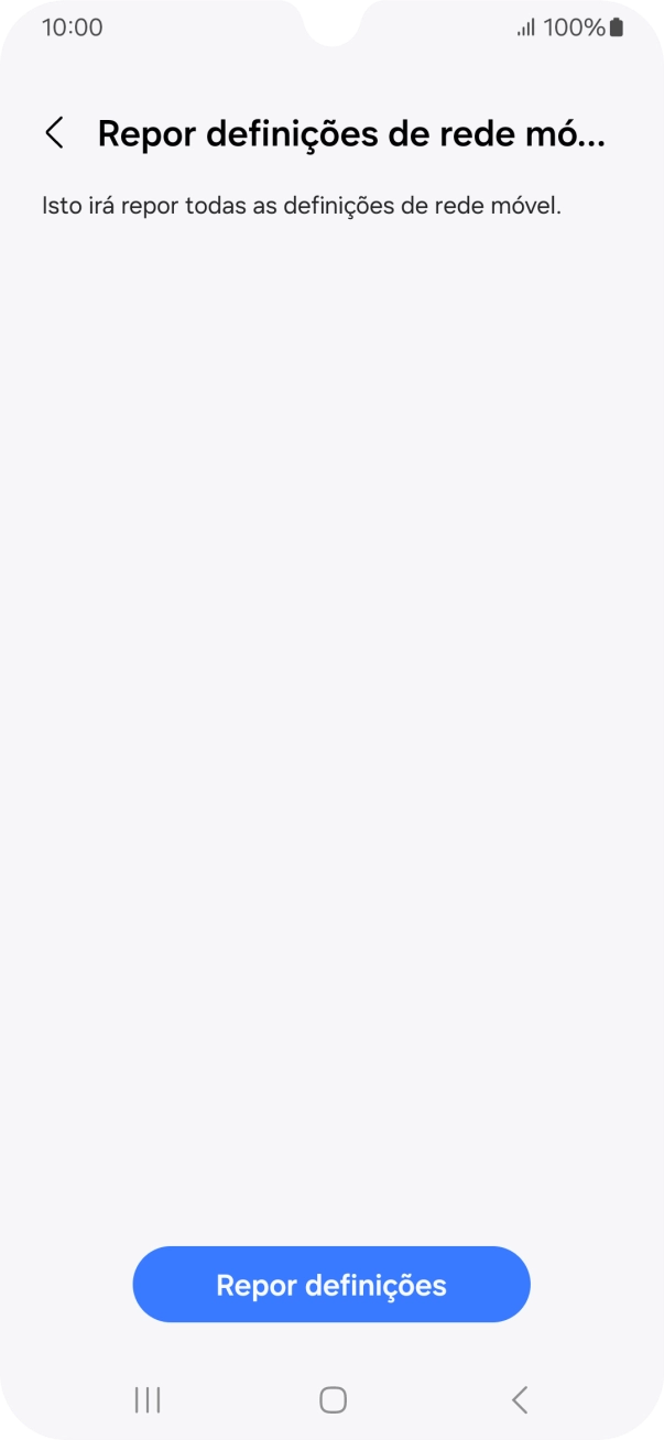 Prima Repor definições.