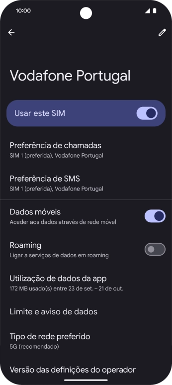 Para voltar ao ecrã inicial, deslize o dedo de baixo para cima a partir da base do ecrã.