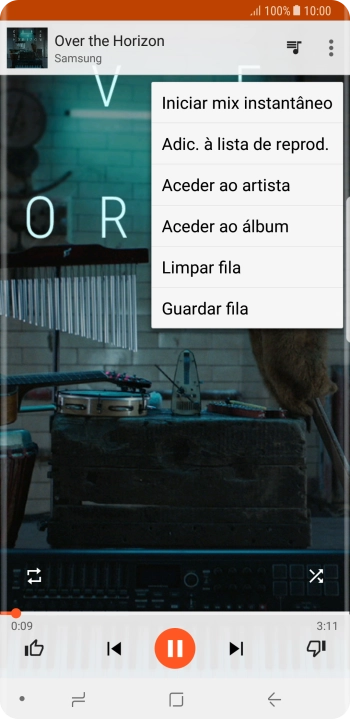 Prima Adic. à lista de reprod..