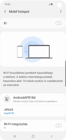 Kattints a menü ikonra.