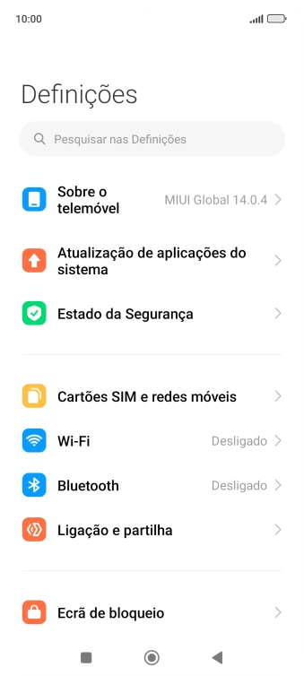 Prima Sobre o telemóvel.
