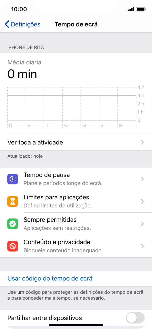 Prima Tempo de pausa.