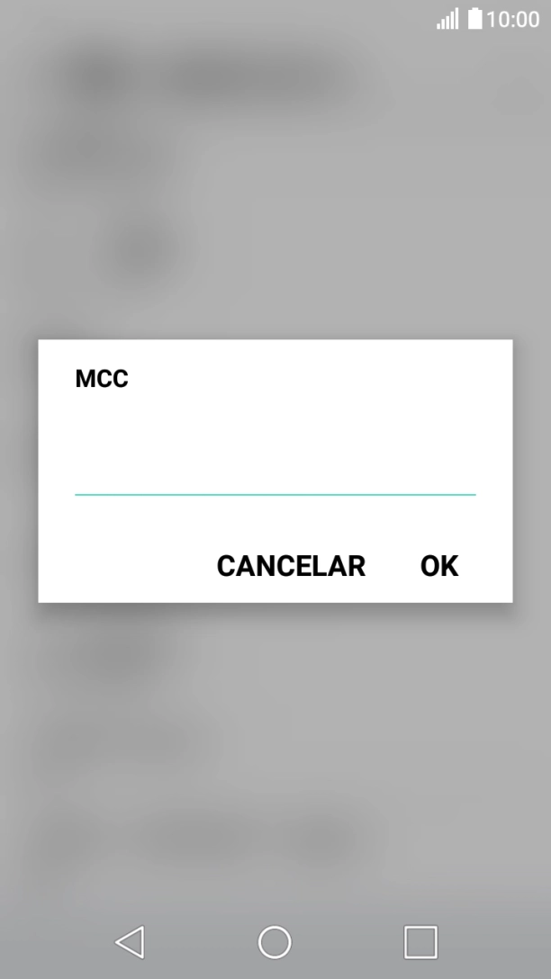 Introduza 268 e prima OK.