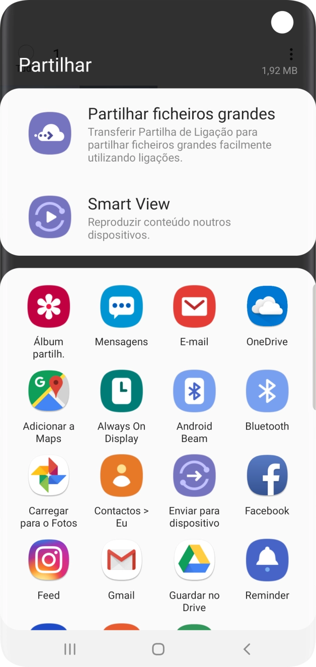Prima Guardar no Drive.