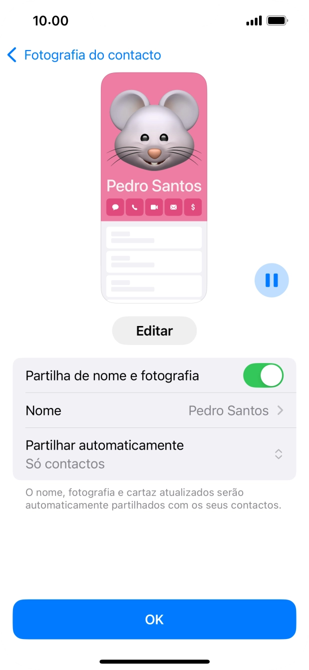 Prima o indicador junto a 