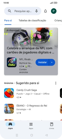 Prima o ícone de perfil.