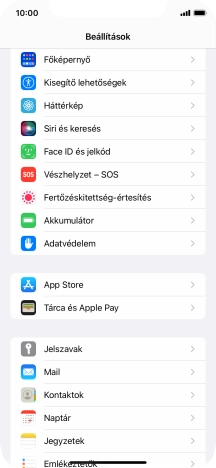 Válaszd a Mail lehetőséget.