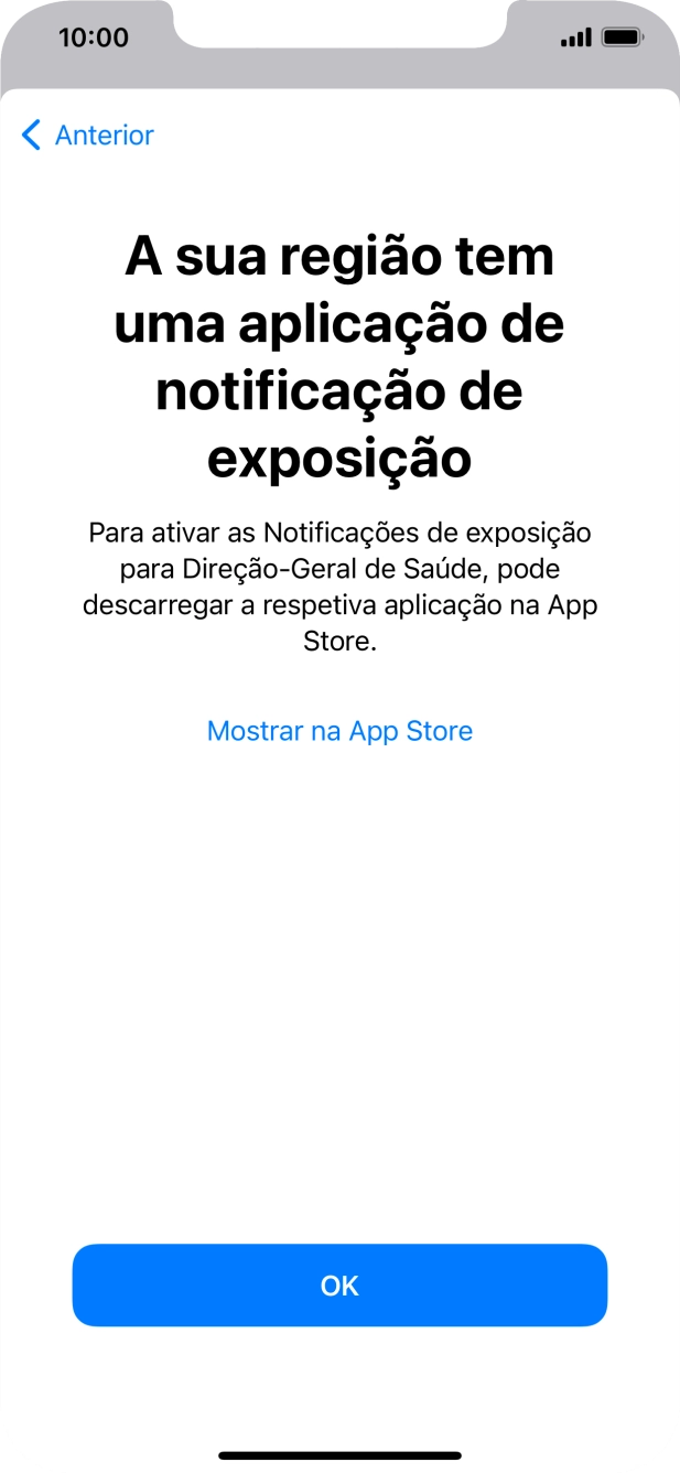 Prima Mostrar na App Store e siga as indicações no ecrã para descarregar e instalar a app.